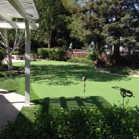 Artificial Grass Installation Carson City, Michigan Landscape Rock