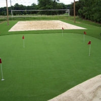 Installing Artificial Grass Clinton, Michigan Putting Green Grass, Backyard