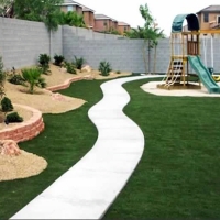 Synthetic Grass Algonac, Michigan Landscape Photos, Small Backyard Ideas