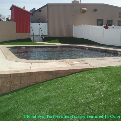 Artificial Grass Carpet Center Line, Michigan Landscaping, Above Ground Swimming Pool