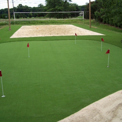 Installing Artificial Grass Clinton, Michigan Putting Green Grass, Backyard