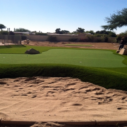 Installing Artificial Grass Yale, Michigan Office Putting Green, Beautiful Backyards