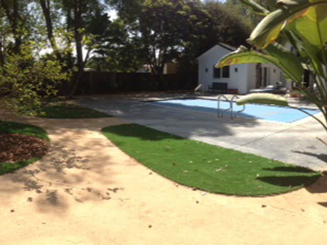 Synthetic Turf Hickory Corners, Michigan Landscape Rock, Backyard Design